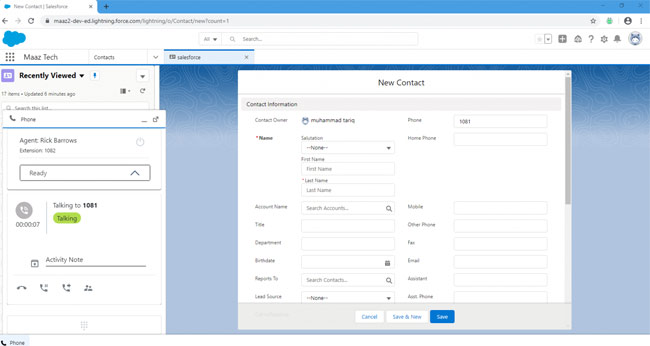 salesforce cti connect compatible with Cisco UCCX 11.x and above, Cisco UCCE and Cisco PCCE 11.x and above